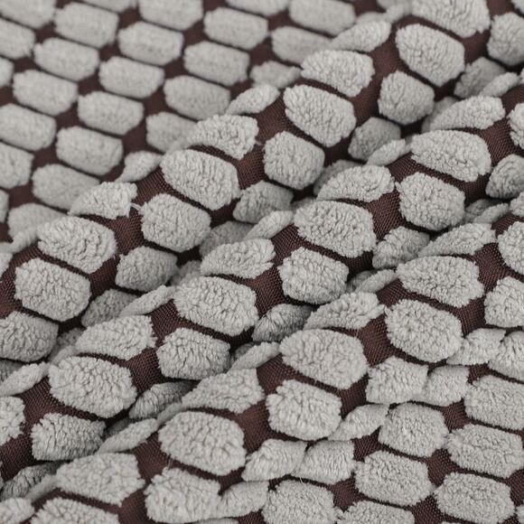 Soft Corduroy Throw Pillow Cover Sofa Cushion Cover 12" x 18" Pale Gray Brown - Picture 6 of 6